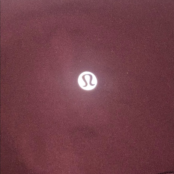 Burgundy lululemon leggings - Picture 3 of 3